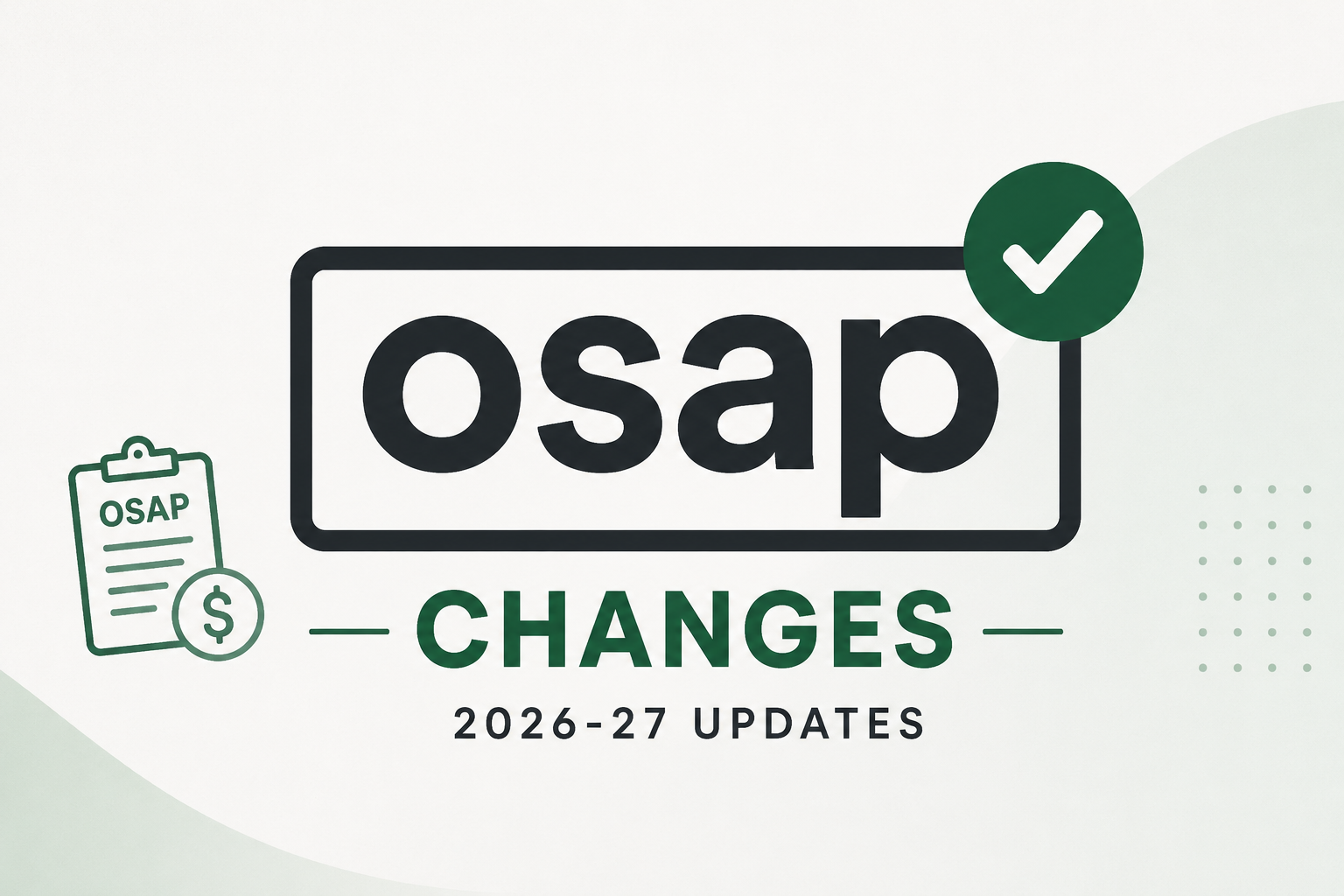 OSAP Changes